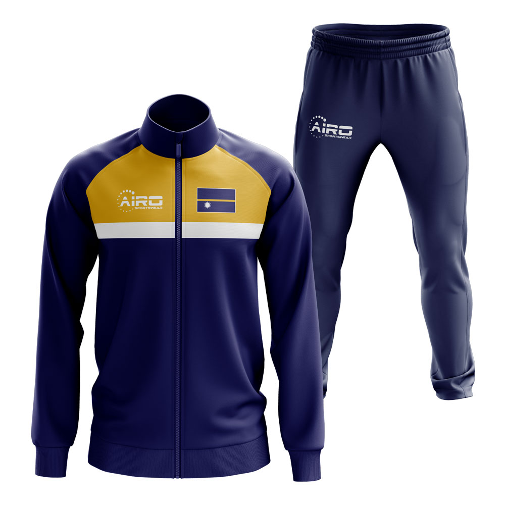 Nauru Concept Football Tracksuit (Navy) Nauru Concept Football Tracksuit (Navy)