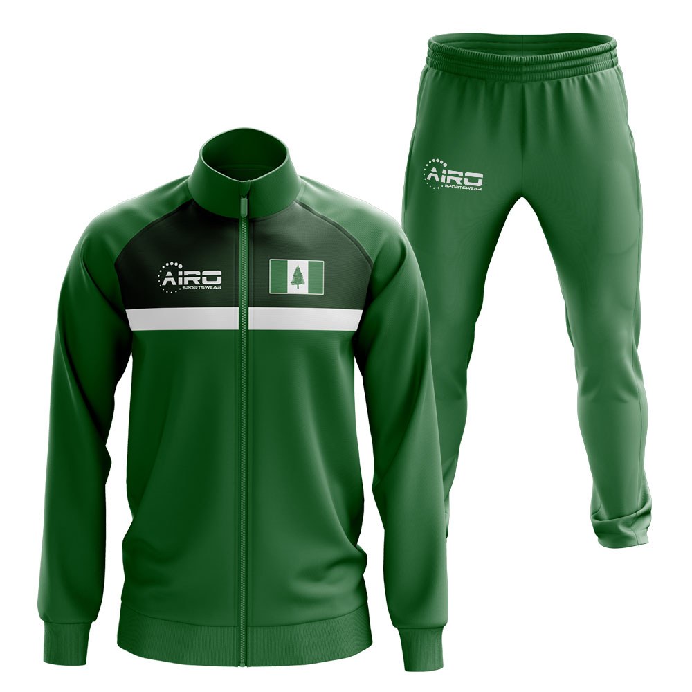 Norfolk Islands Concept Football Tracksuit (Green) Norfolk Islands Concept Football Tracksuit (Green)