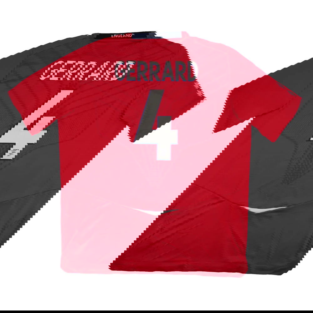England 2008-10 Away Shirt (XXL) Gerrard #4 (Excellent) England 2008-10 Away Shirt (XXL) Gerrard #4 (Excellent)