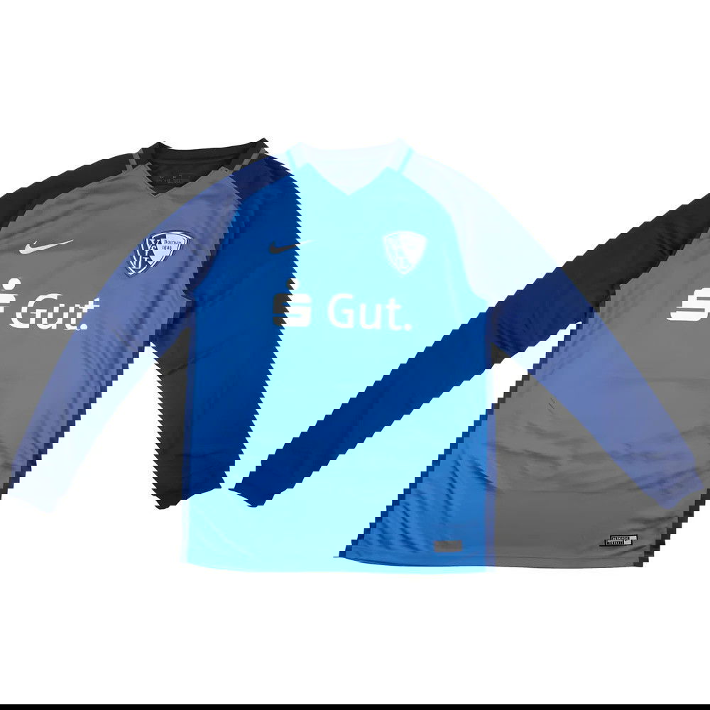 VFL Bochum 2017-18 Home Long Sleeve Shirt (L) (#21) (Mint) VFL Bochum 2017-18 Home Long Sleeve Shirt (L) (#21) (Mint)
