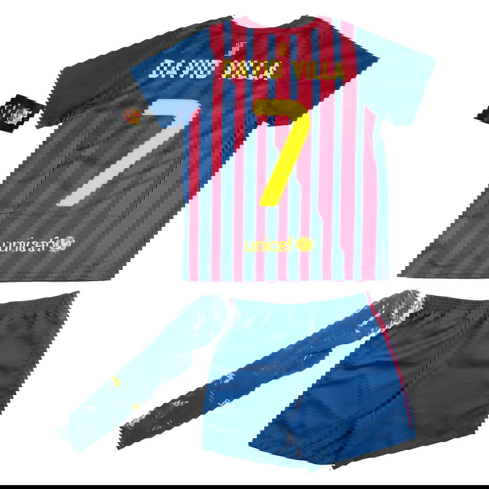 Barcelona 2011-12 Home Infant Kit (Villa #7) (MB) (Mint) Barcelona 2011-12 Home Infant Kit (Villa #7) (MB) (Mint)