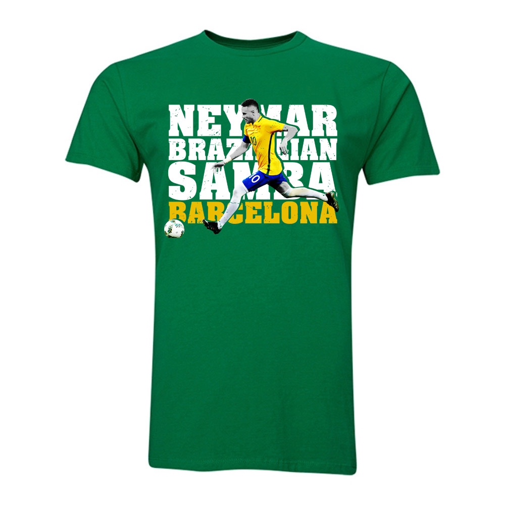 Neymar JR Brazilian Samba T-Shirt (Green)  Neymar JR Brazilian Samba T-Shirt (Green)
