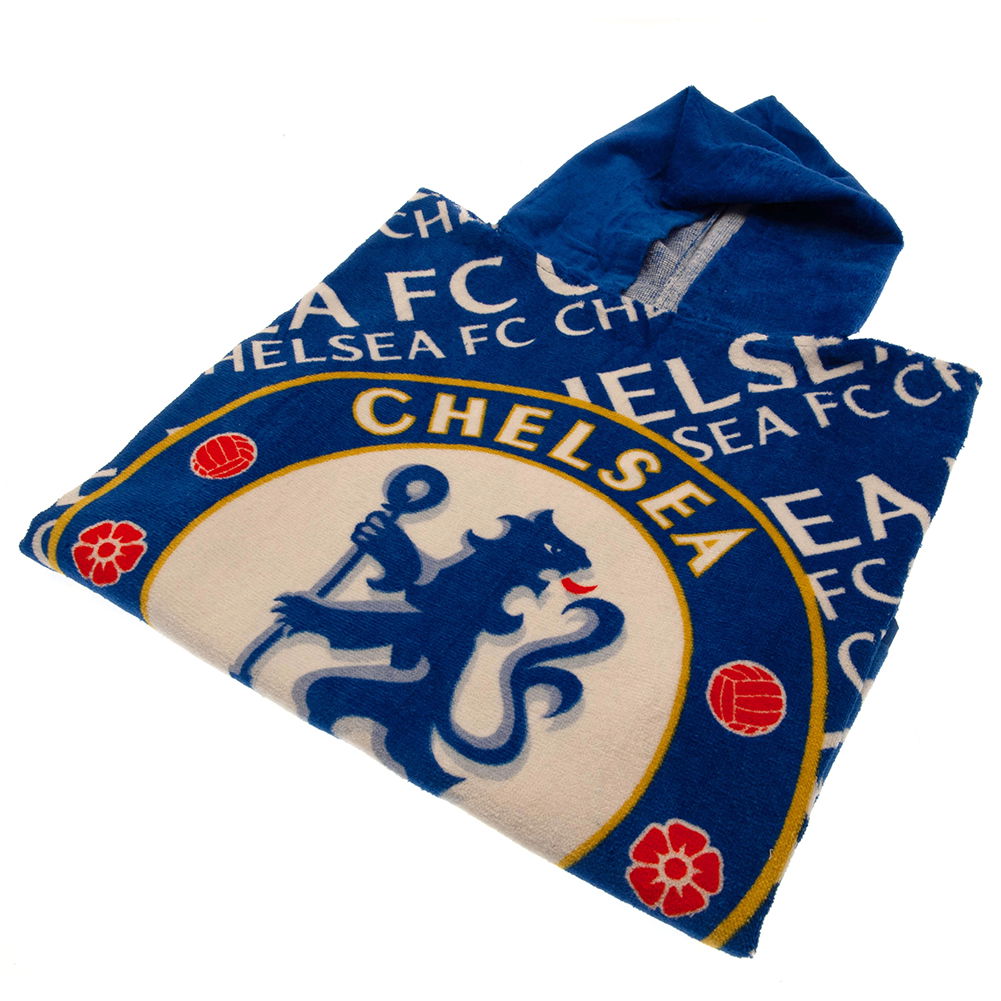 Chelsea FC Kids Hooded Poncho Chelsea FC Kids Hooded Poncho