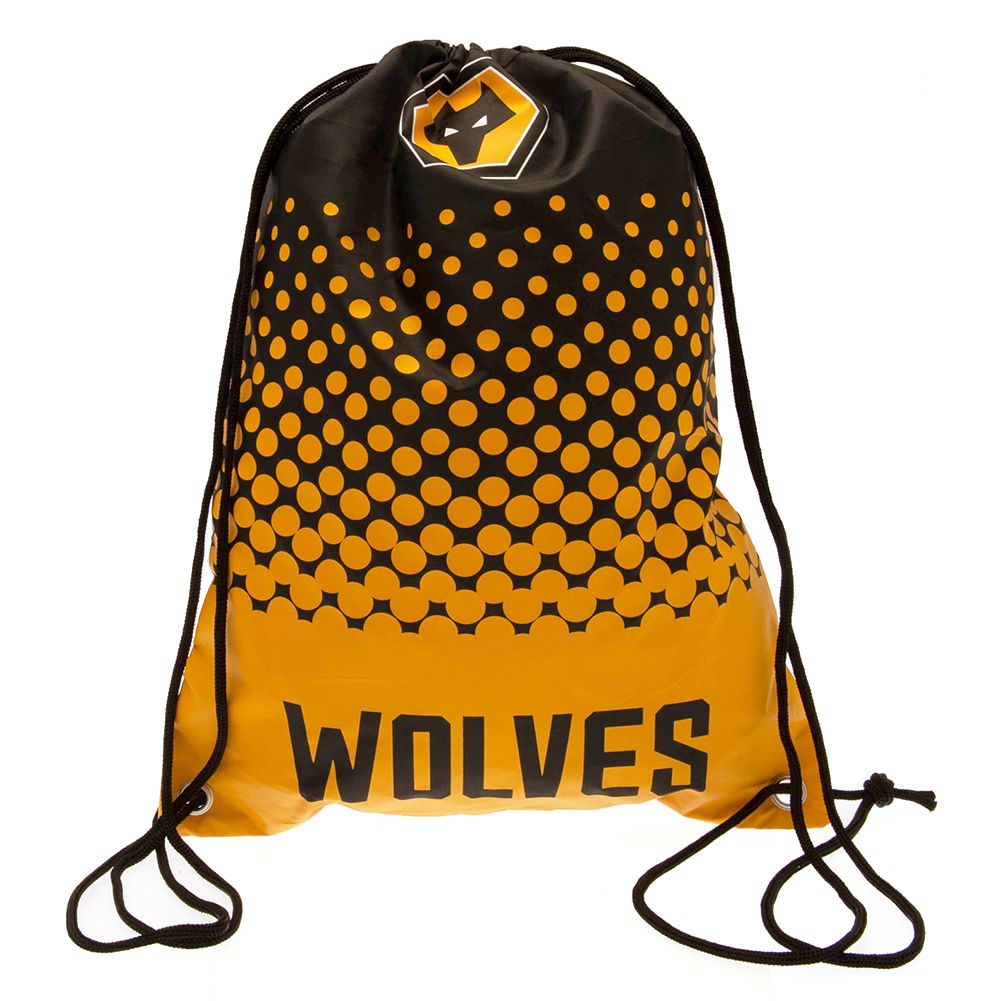 Wolverhampton Wanderers FC Fade Gym Bag Wolverhampton Wanderers FC Fade Gym Bag