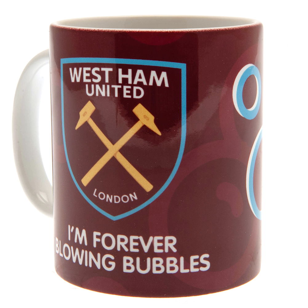West Ham United FC Bubbles Mug West Ham United FC Bubbles Mug