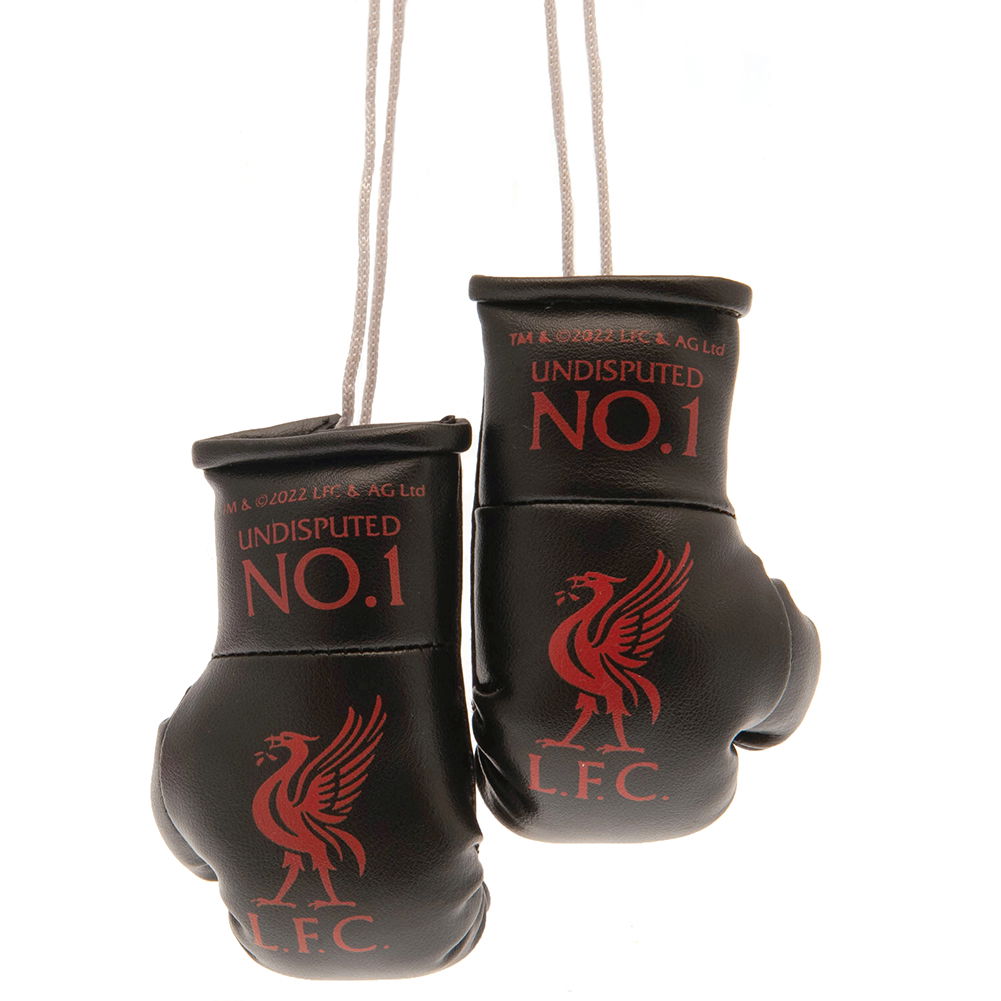 Liverpool FC Black Mini Boxing Gloves Liverpool FC Black Mini Boxing Gloves