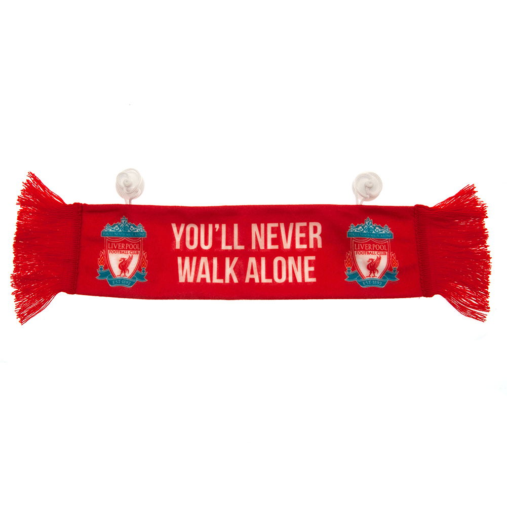 Liverpool FC Mini Crest Car Scarf Liverpool FC Mini Crest Car Scarf