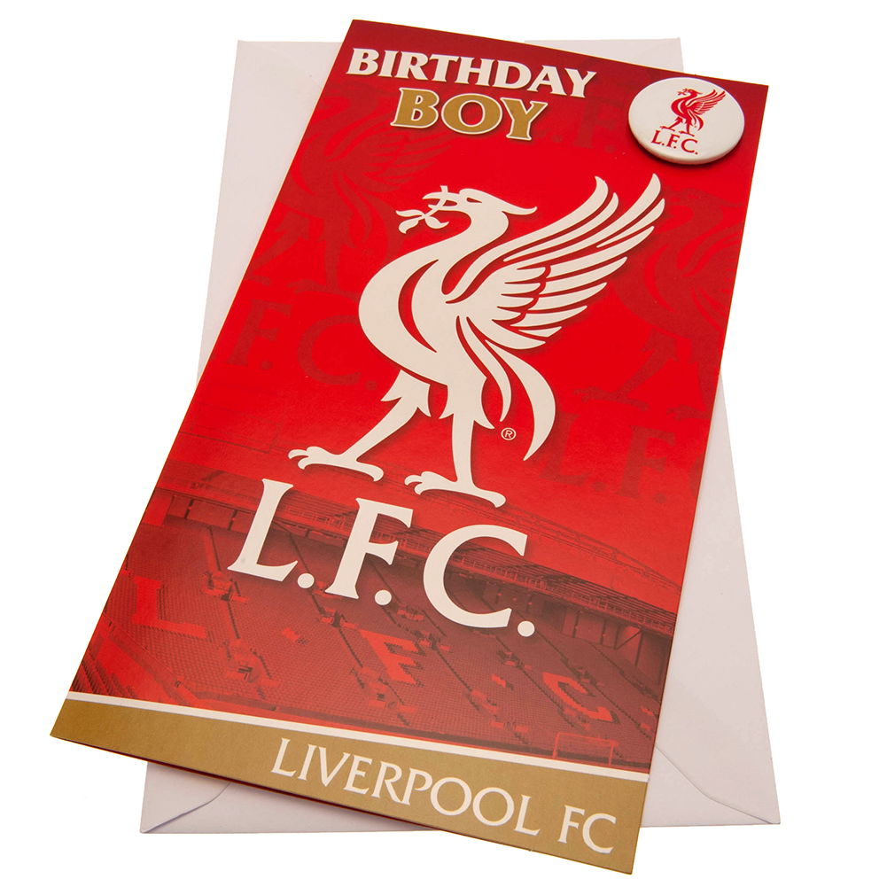 Liverpool FC Boy Birthday Card Liverpool FC Boy Birthday Card