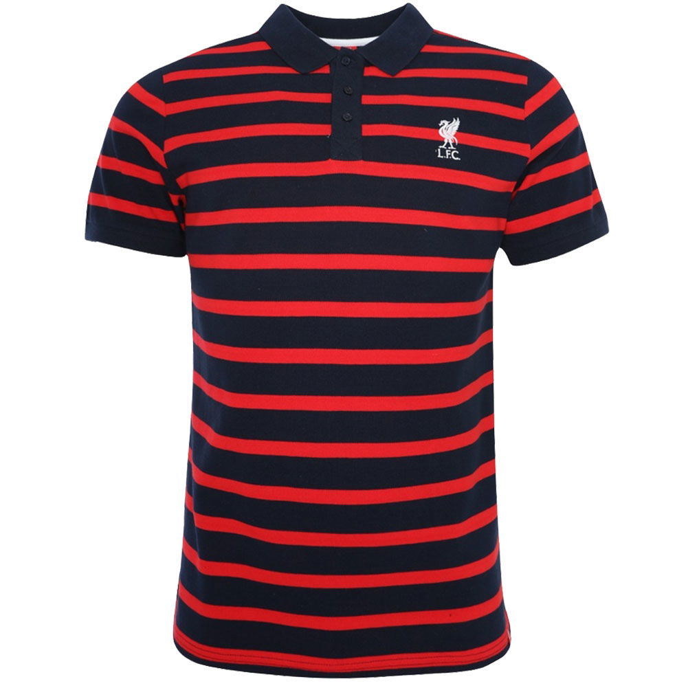 Liverpool FC Stripe Polo Mens Small Liverpool FC Stripe Polo Mens Small
