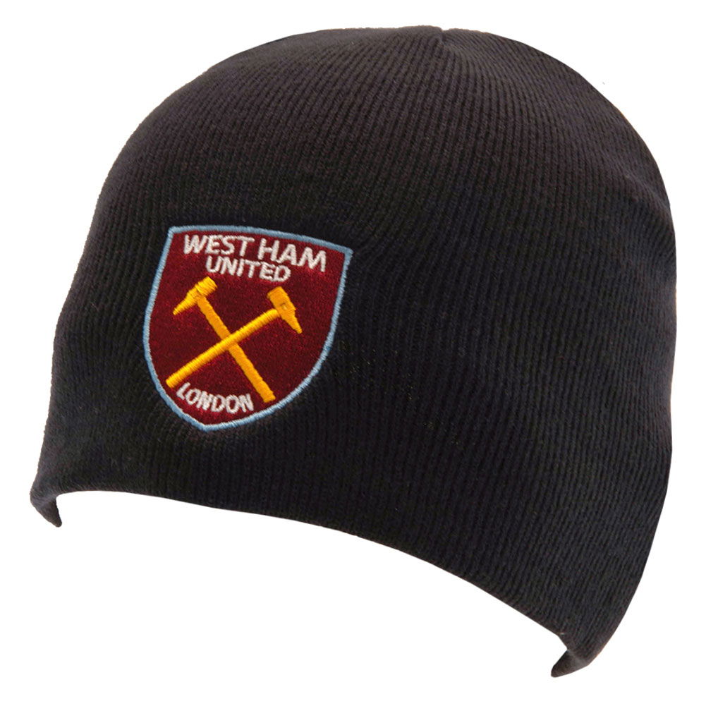 West Ham United FC Navy Beanie West Ham United FC Navy Beanie