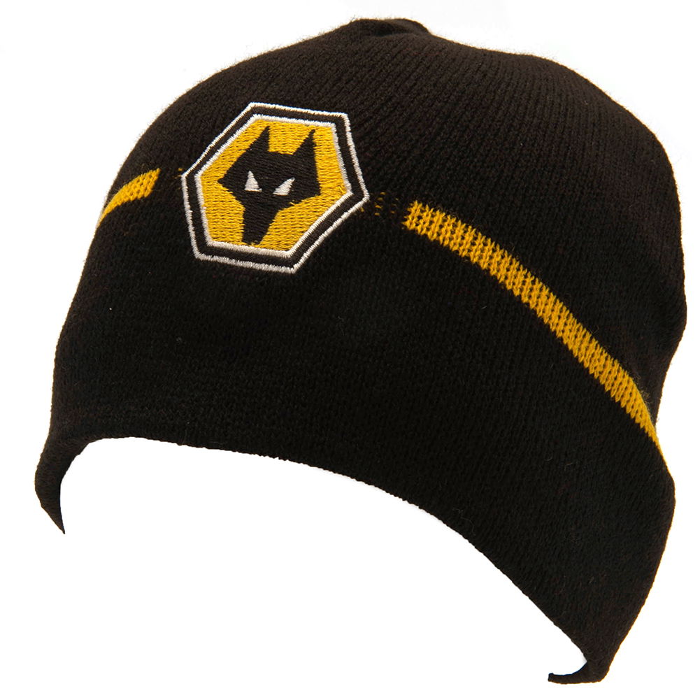 Wolverhampton Wanderers FC Stripe Beanie Wolverhampton Wanderers FC Stripe Beanie