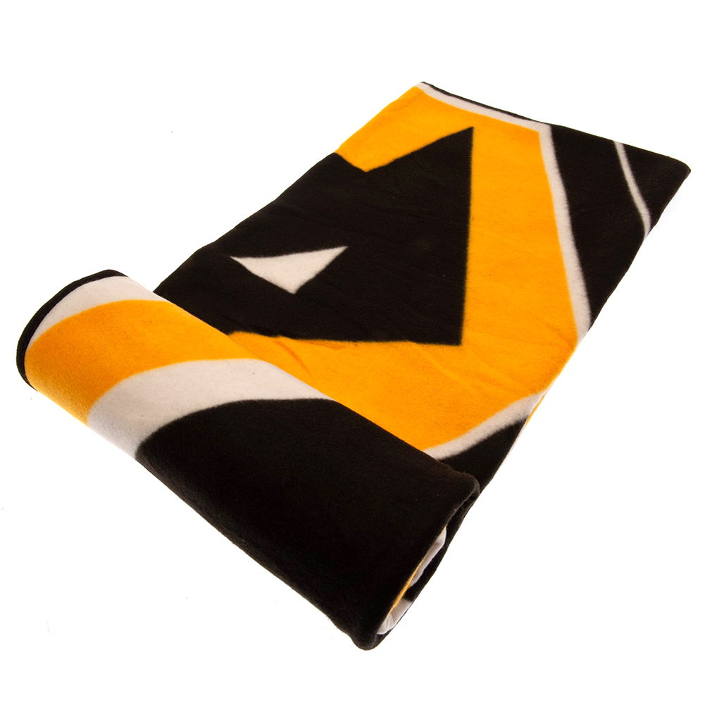 Wolverhampton Wanderers FC Pulse Fleece Blanket Wolverhampton Wanderers FC Pulse Fleece Blanket