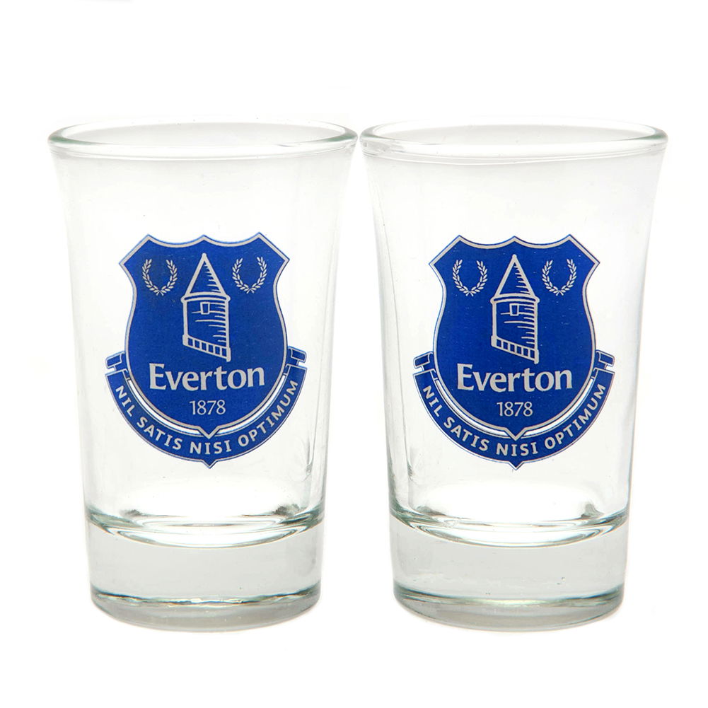 Everton FC 2pk Shot Glass Set Everton FC 2pk Shot Glass Set