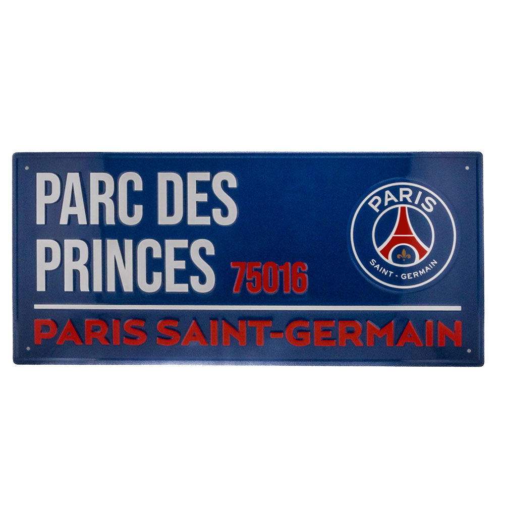 Paris Saint Germain FC Colour Street Sign Paris Saint Germain FC Colour Street Sign