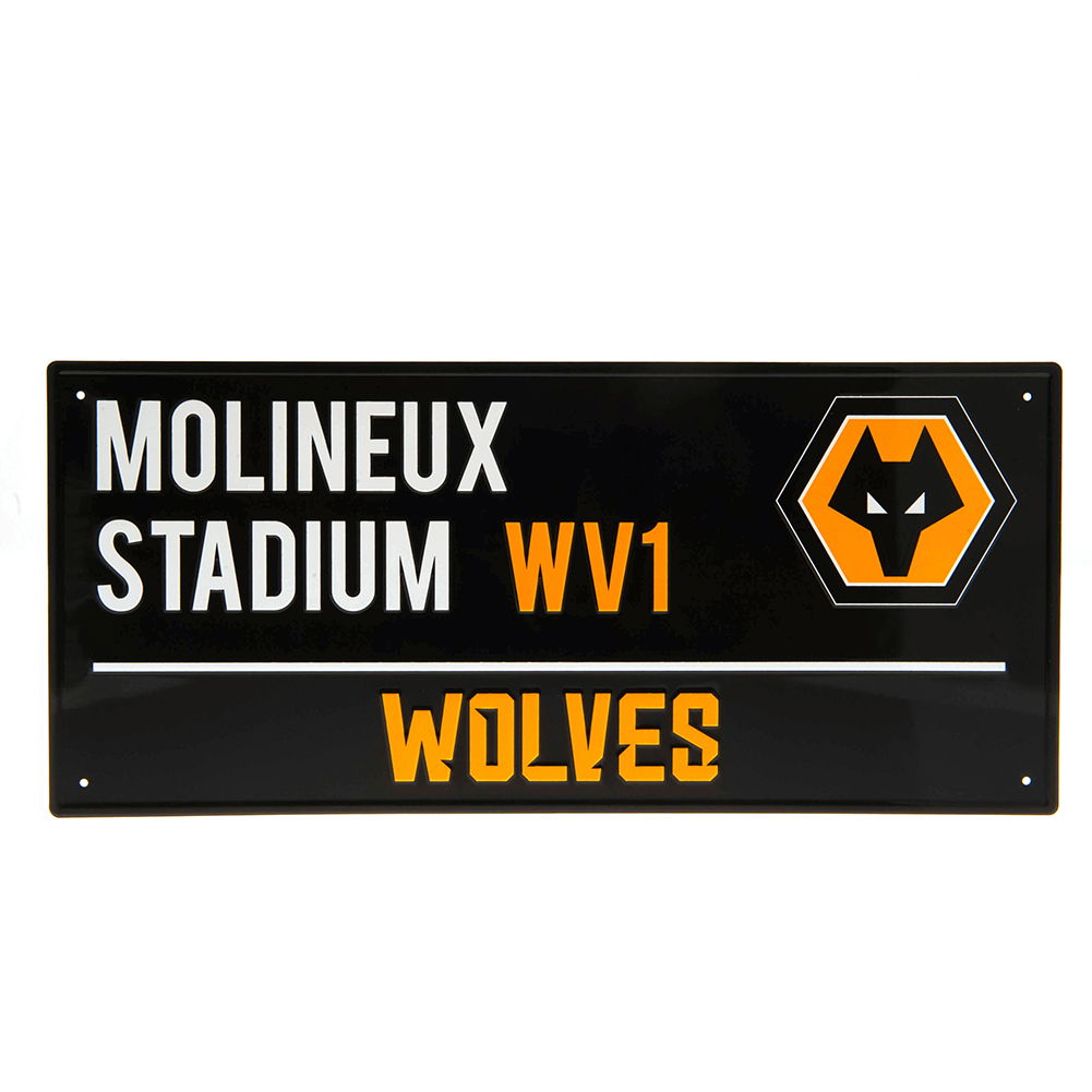 Wolverhampton Wanderers FC Colour Street Sign Wolverhampton Wanderers FC Colour Street Sign