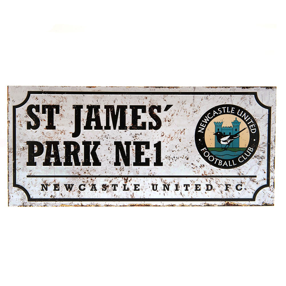Newcastle United FC Retro Street Sign Newcastle United FC Retro Street Sign