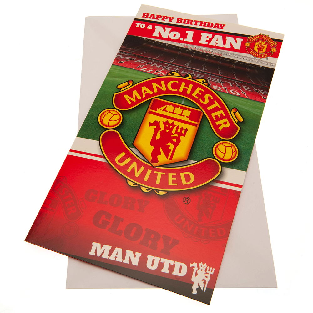 Manchester United FC No. 1 Fan Birthday Card Manchester United FC No. 1 Fan Birthday Card
