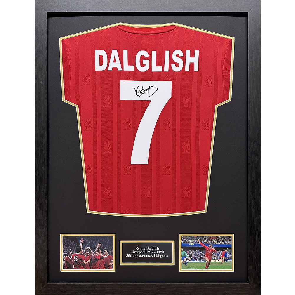 Liverpool FC 1986 Dalglish Signed Shirt (Framed) Liverpool FC 1986 Dalglish Signed Shirt (Framed)