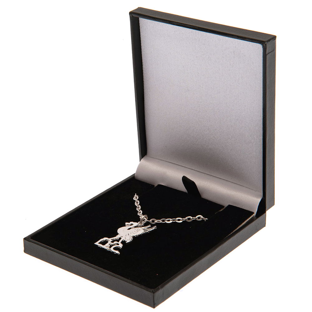 Liverpool FC Silver Plated Boxed Pendant LB Liverpool FC Silver Plated Boxed Pendant LB