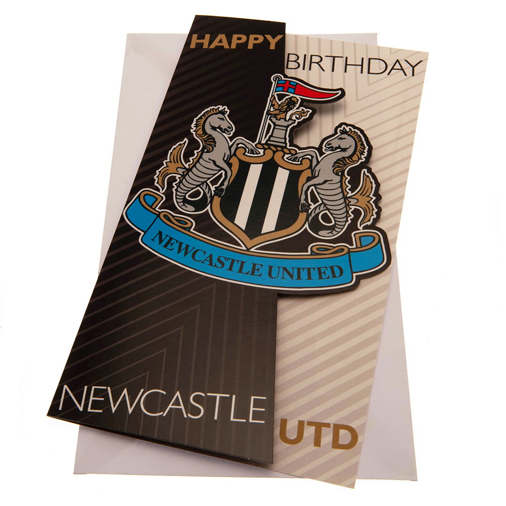 Newcastle United FC Crest Birthday Card Newcastle United FC Crest Birthday Card