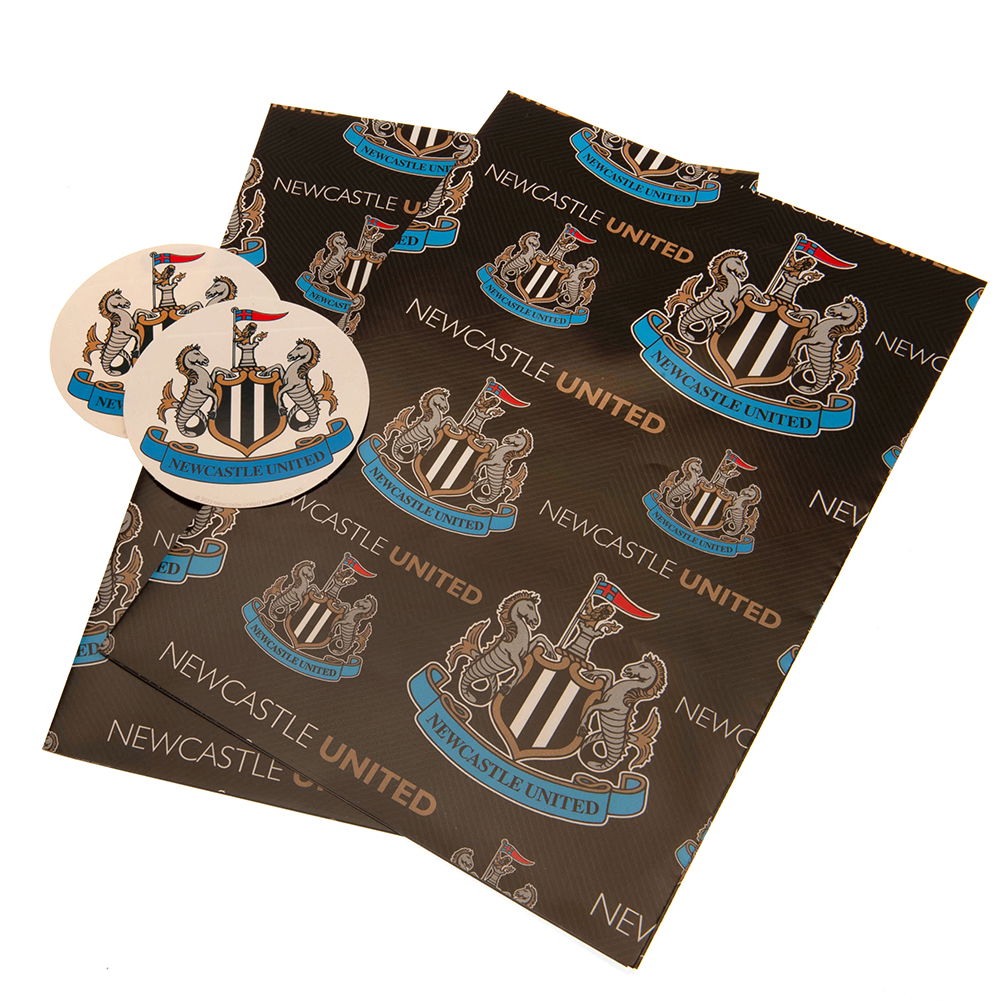 Newcastle United FC Text Gift Wrap Newcastle United FC Text Gift Wrap