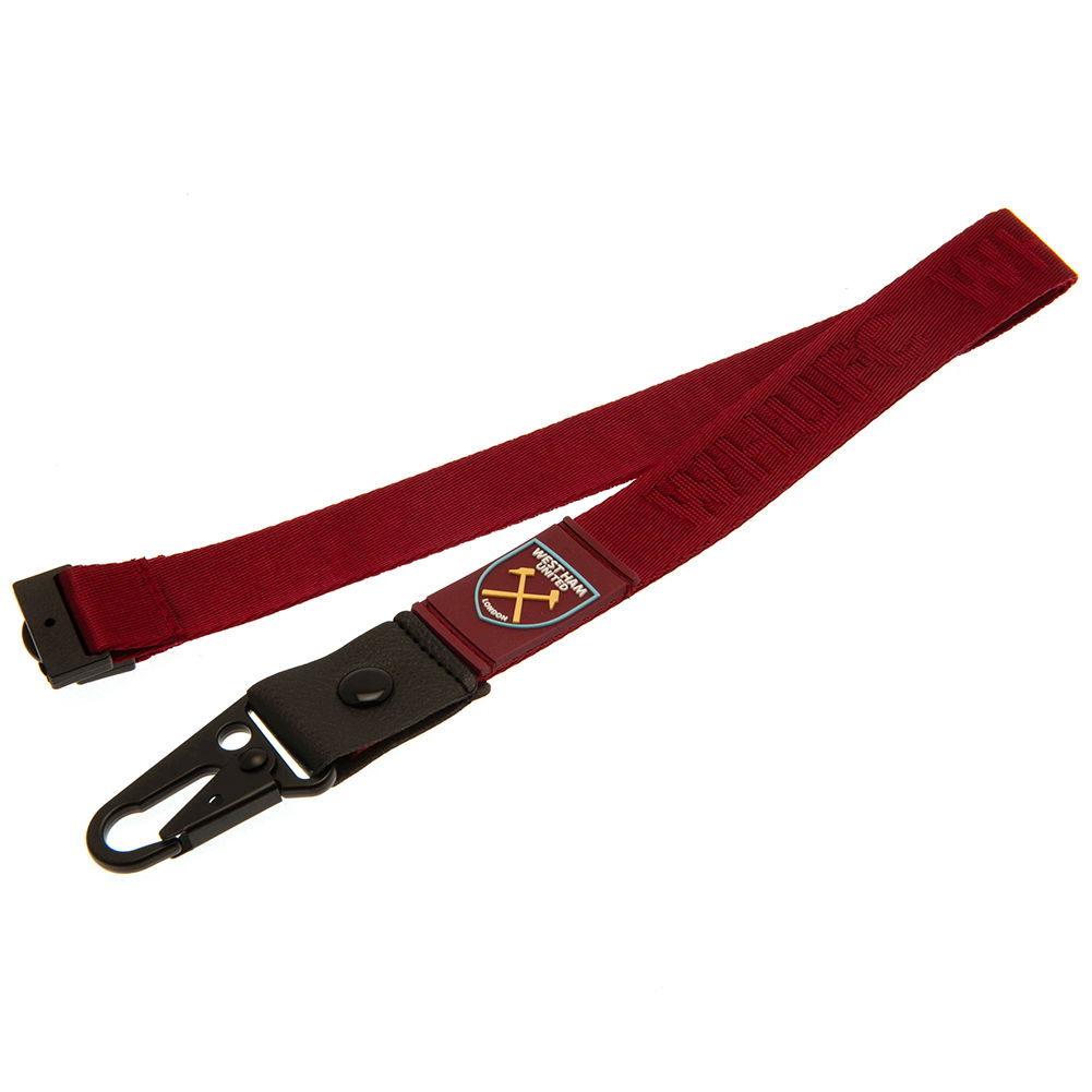 West Ham United FC Deluxe Lanyard West Ham United FC Deluxe Lanyard