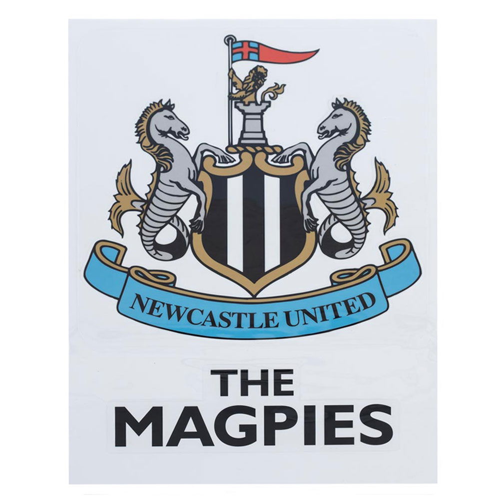 Newcastle United FC A3 Car Decal Newcastle United FC A3 Car Decal