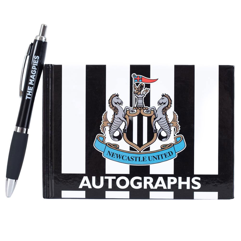 Newcastle United FC Autograph Book & Pen Newcastle United FC Autograph Book & Pen