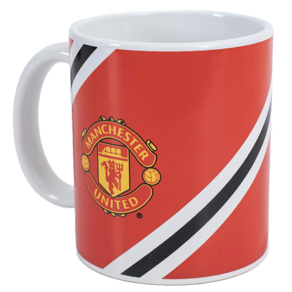 Manchester United FC Core Stripe Mug Manchester United FC Core Stripe Mug