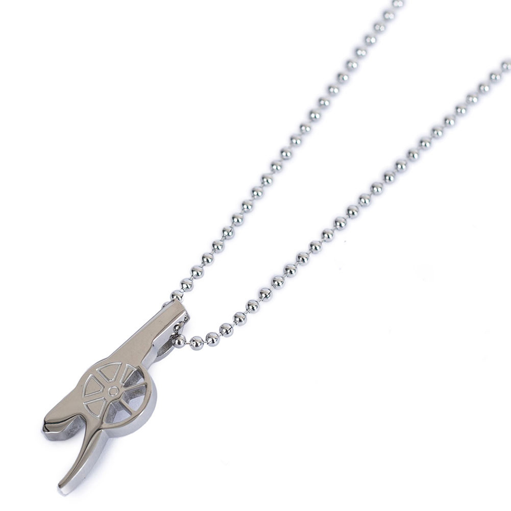 Arsenal FC Stainless Steel Cannon Pendant & Chain Arsenal FC Stainless Steel Cannon Pendant & Chain