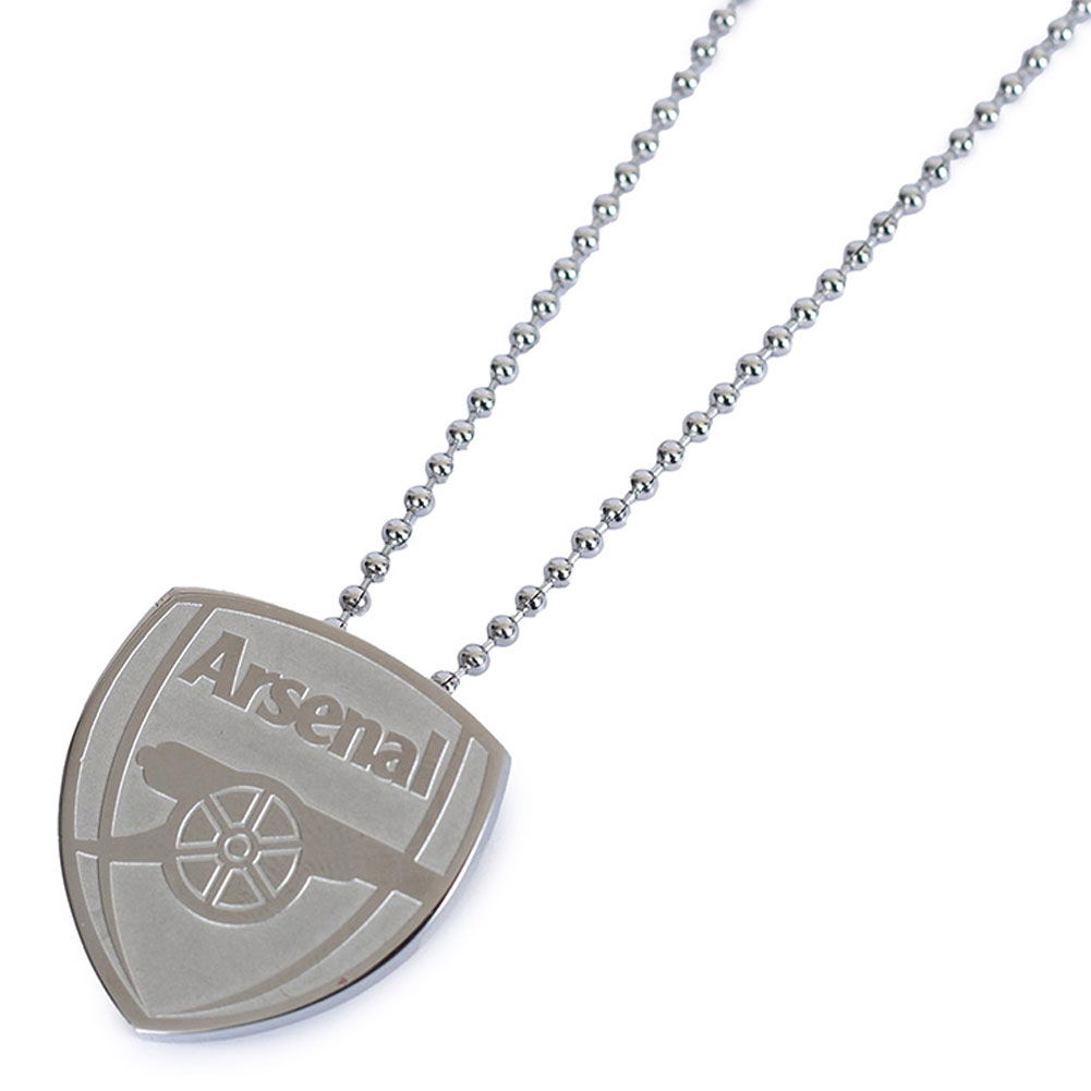 Arsenal FC Stainless Steel Large Pendant & Chain Arsenal FC Stainless Steel Large Pendant & Chain