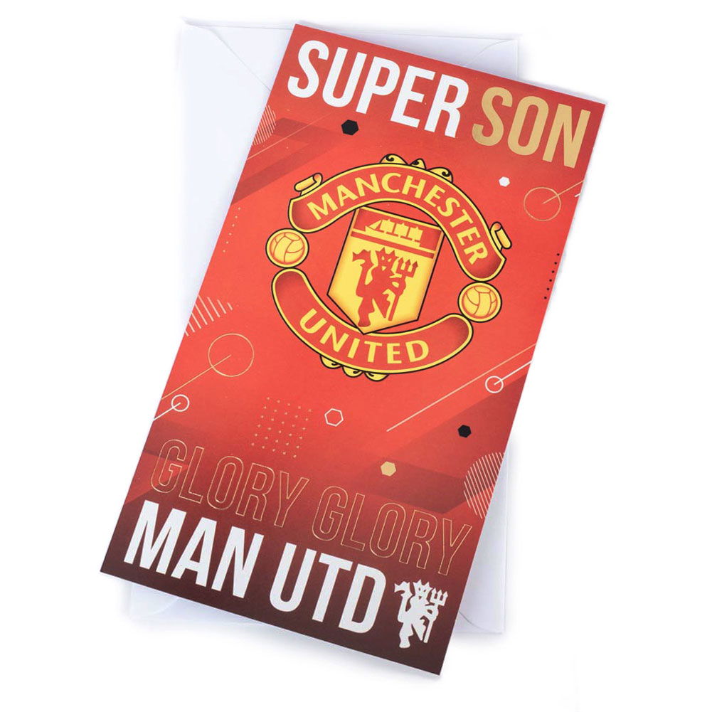 Manchester United FC Super Son Birthday Card Manchester United FC Super Son Birthday Card