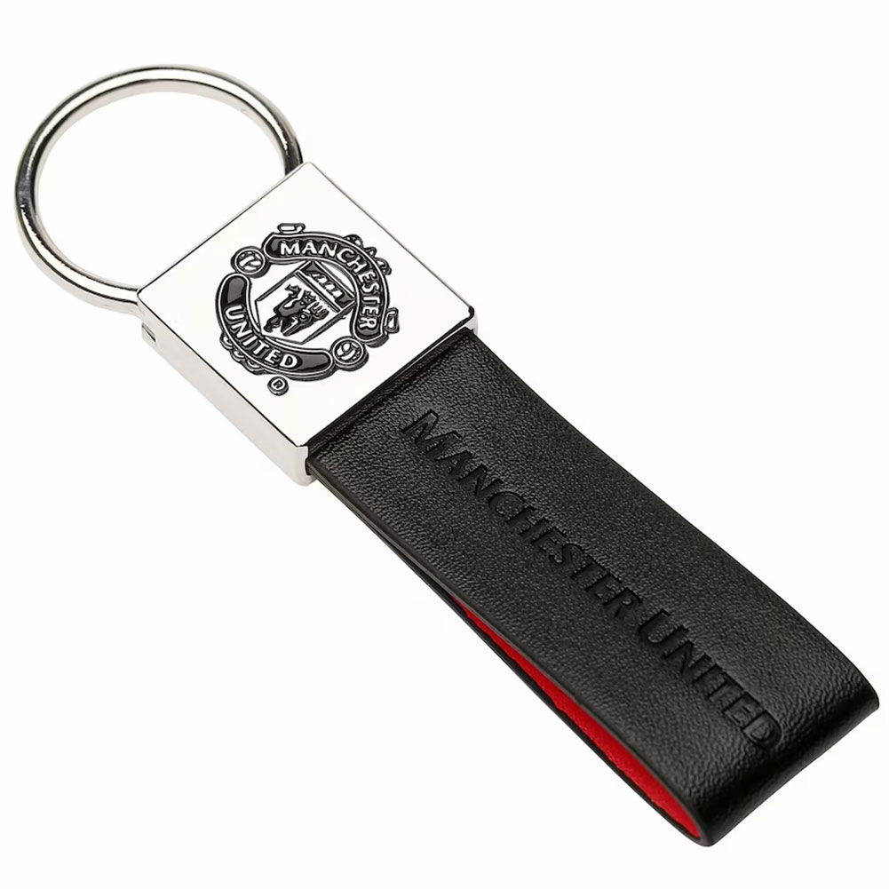 Manchester United FC Faux Leather Key Fob Manchester United FC Faux Leather Key Fob