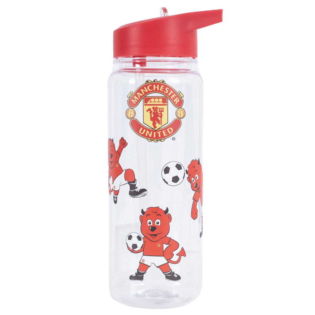 Manchester United FC Kids Mascot Drinks Bottle Manchester United FC Kids Mascot Drinks Bottle