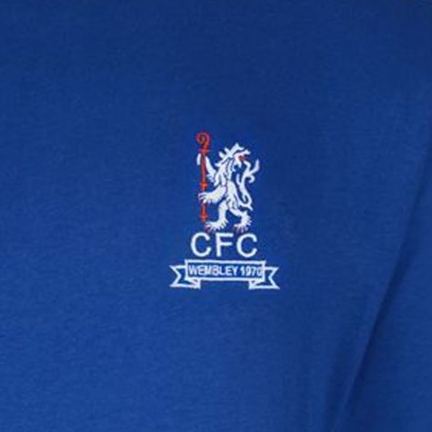Score Draw Chelsea 1970 Wembley Long Sleeve Home Shirt  Score Draw Chelsea 1970 Wembley Long Sleeve Home Shirt