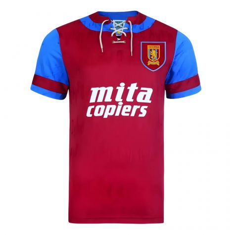 Score Draw Aston Villa 1992 Retro Football Shirt (McGrath 5) Score Draw Aston Villa 1992 Retro Football Shirt (McGrath 5)