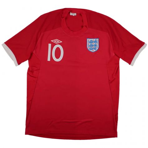 England 2010-11 Away Shirt (L) Rooney #10 (Very Good) England 2010-11 Away Shirt (L) Rooney #10 (Very Good)