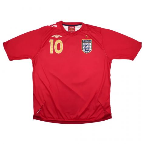England 2006-08 Away Shirt (XL) Owen #10 (Excellent) England 2006-08 Away Shirt (XL) Owen #10 (Excellent)