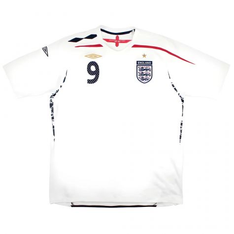 England 2007-09 Home Shirt (XL) Rooney #9 (Excellent) England 2007-09 Home Shirt (XL) Rooney #9 (Excellent)