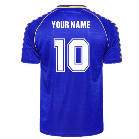 1988 Wimbledon Hummel Retro Home Shirt (Your Name) 1988 Wimbledon Hummel Retro Home Shirt (Your Name)