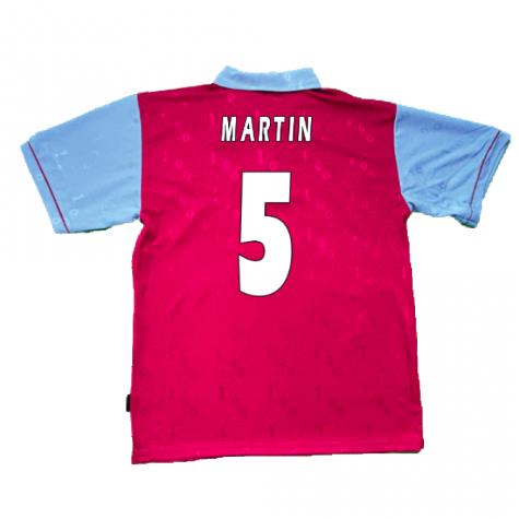 1995-1996 West Ham Centenary Pony Home Shirt (Martin 5) 1995-1996 West Ham Centenary Pony Home Shirt (Martin 5)