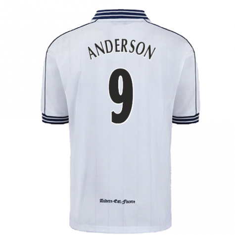 1997-1999 Tottenham Home Pony Retro Shirt (Anderson 9) 1997-1999 Tottenham Home Pony Retro Shirt (Anderson 9)