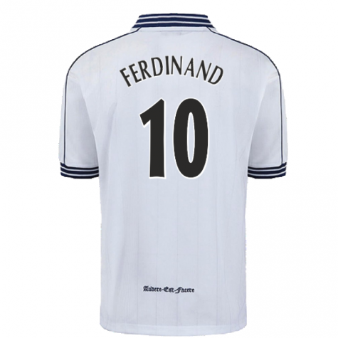 1997-1999 Tottenham Home Pony Retro Shirt (Ferdinand 10) 1997-1999 Tottenham Home Pony Retro Shirt (Ferdinand 10)