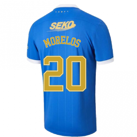 2021-2022 Rangers Home Shirt (MORELOS 20) 2021-2022 Rangers Home Shirt (MORELOS 20)