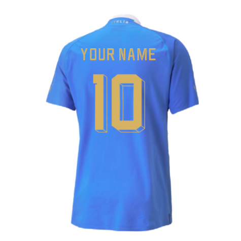 2022-2023 Italy Home Jersey Authentic with Packaging (Your Name) 2022-2023 Italy Home Jersey Authentic with Packaging (Your Name)