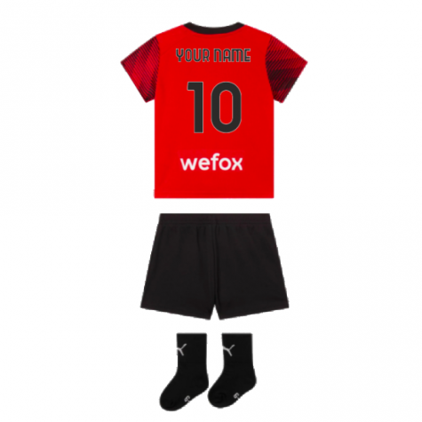 2023-2024 AC Milan Home Baby Kit (Your Name) 2023-2024 AC Milan Home Baby Kit (Your Name)