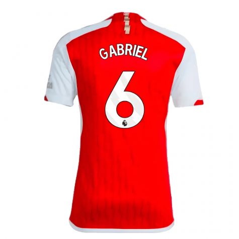 2023-2024 Arsenal Home Shirt (Gabriel 6) 2023-2024 Arsenal Home Shirt (Gabriel 6)