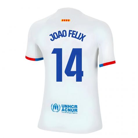 2023-2024 Barcelona Away Shirt (Kids) (Joao Felix 14) 2023-2024 Barcelona Away Shirt (Kids) (Joao Felix 14)