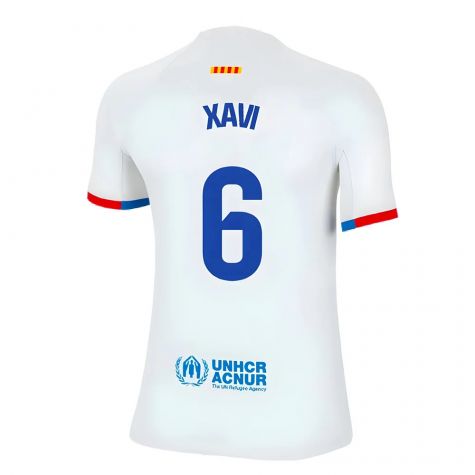 2023-2024 Barcelona Away Shirt (Kids) (Xavi 6) 2023-2024 Barcelona Away Shirt (Kids) (Xavi 6)