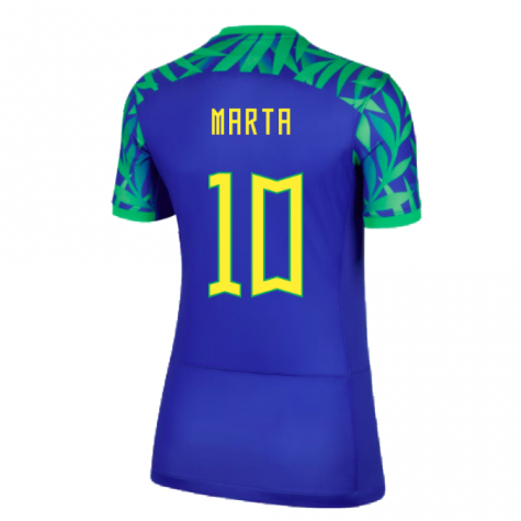 2023-2024 Brazil WWC Away Shirt (Ladies) (Marta 10) 2023-2024 Brazil WWC Away Shirt (Ladies) (Marta 10)